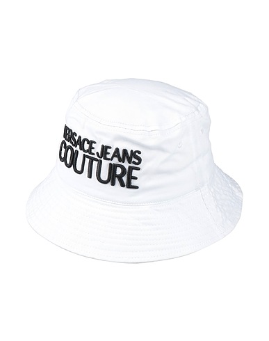 VERSACE JEANS COUTURE Cappello Off white 100% Cotone
