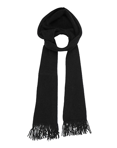 ISABEL BENENATO Scarves and foulards Black 38% Mohair wool, 38% Wool, 19% Polyamide, 5% Elastane