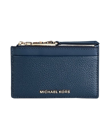 MICHAEL MICHAEL KORS Portafoglio Blu navy 100% Pelle di bovino