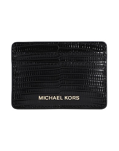 MICHAEL MICHAEL KORS Small Leather Goods Black 100% Cow leather