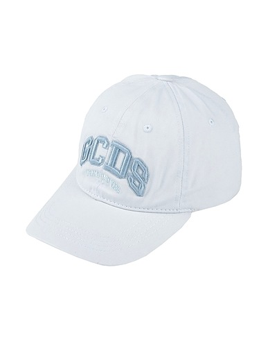 GCDS Hat Sky blue 100% Cotton