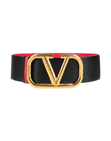 VALENTINO GARAVANI High-waist belt Black Leather