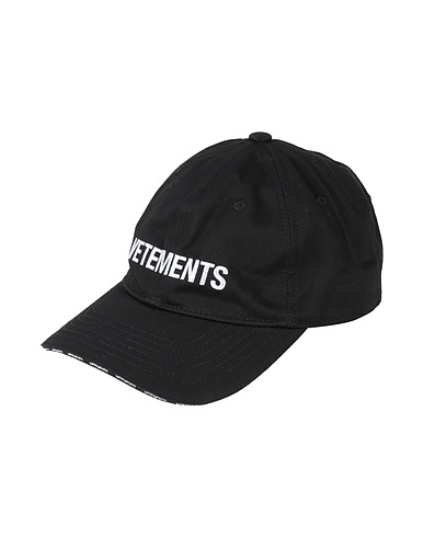 VETEMENTS Cappello Nero 100% Cotone