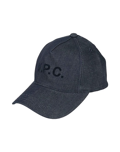 A.P.C. Hat Blue 98% Cotton, 2% Polyurethane