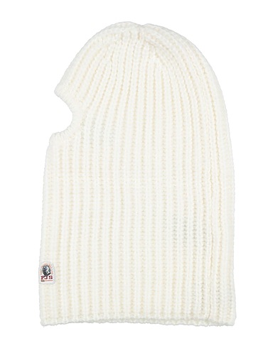 PARAJUMPERS Hat Off white 51% Merino Wool, 49% Cotton
