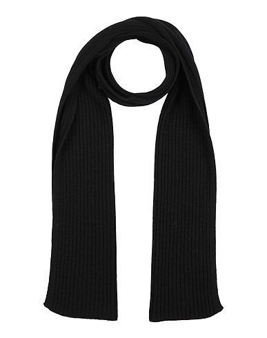 GRAN SASSO Scarves and foulards Black 100% Virgin Wool