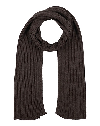 GRAN SASSO Scarves and foulards Dark brown 100% Virgin Wool