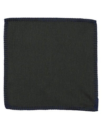 CANALI Scarves and foulards Dark green 65% Silk, 35% Cashmere