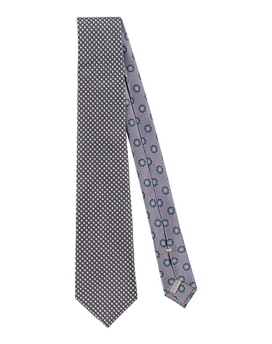 CANALI Cravatte e papillon Nero 100% Seta
