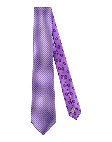 CANALI Cravatte e papillon Viola 100% Seta