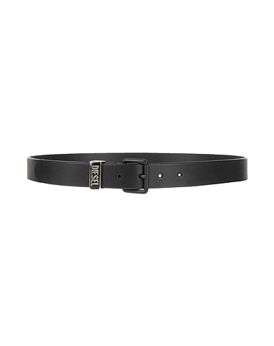 DIESEL Belts Black 100% Cow leather