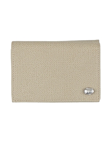 DIESEL Wallet Khaki 100% Cow leather, Zinc alloy