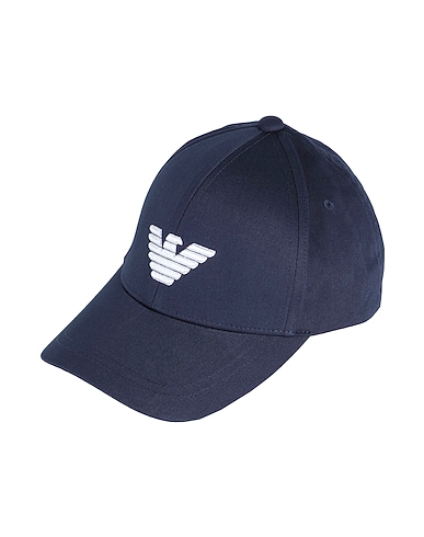 EMPORIO ARMANI Chapeau BLU NAVY 100% Coton