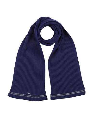 HARMONT & BLAINE Scarves and foulards Navy 100% Wool