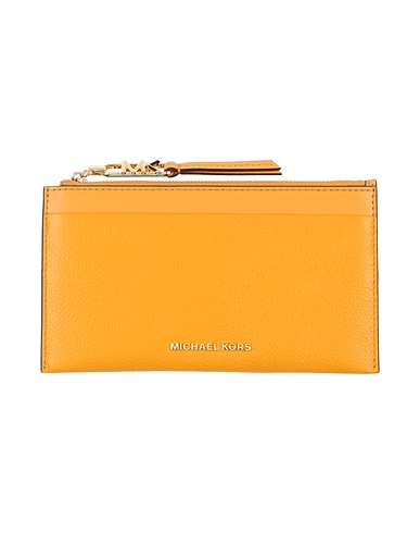 MICHAEL MICHAEL KORS Portafoglio Giallo ocra Pelle