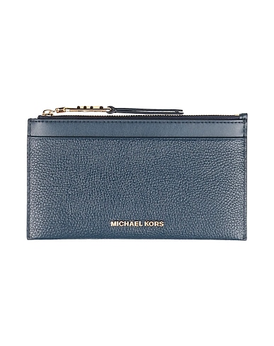 MICHAEL MICHAEL KORS Wallet Navy blue Leather