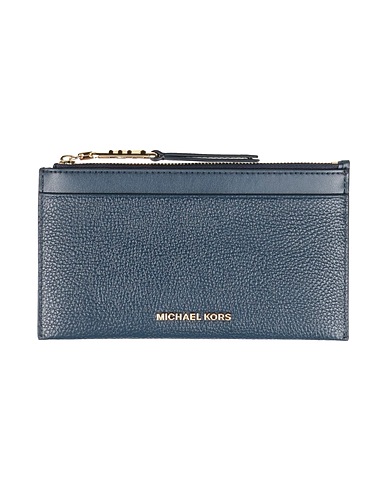 MICHAEL MICHAEL KORS Brieftasche BLU NAVY Leder