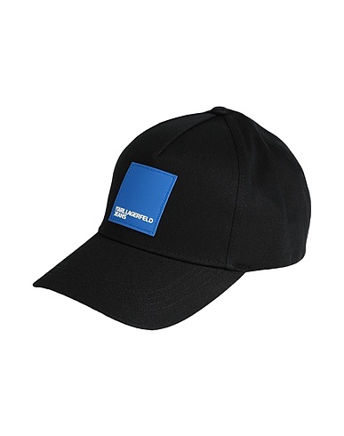 KARL LAGERFELD JEANS 帽子 COTTON CAP PATCH
 ブラック 再生コットン 50% / コットン 50%
