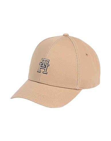 TOMMY HILFIGER Hat Sand 100% Cotton