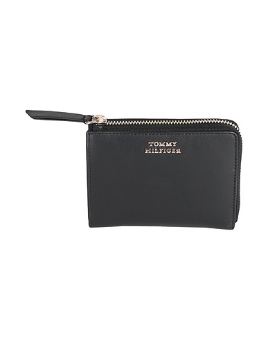 TOMMY HILFIGER Wallet Black Cow leather