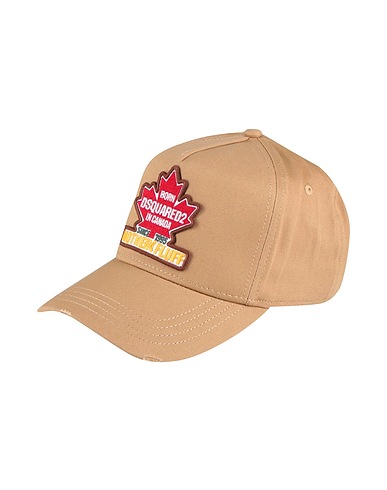 DSQUARED2 Hat Beige 100% Cotton