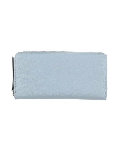 MAISON MARGIELA 財布 スカイブルー 牛革 100% / 真鍮/ブラス / 亜鉛 / アルミニウム / 銅