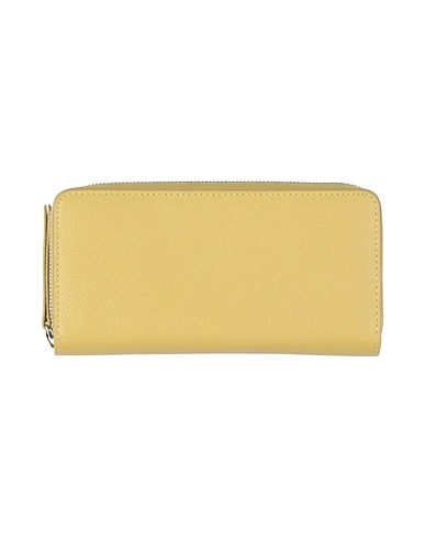 MAISON MARGIELA Wallet Lime green 100% Cow leather, Brass, Zinc, Aluminium, Copper