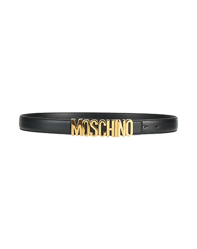 MOSCHINO Belts Black Leather