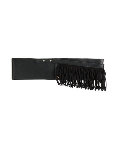PINKO High-waist belt Black Leather