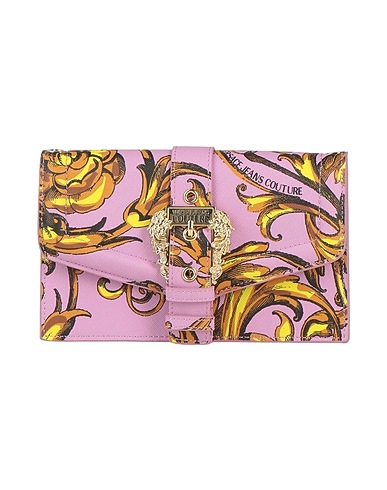 VERSACE JEANS COUTURE Handbag Pink 100% Polyurethane, Polyurethane resin