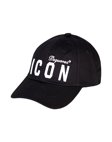 DSQUARED2 Mützen & Hüte Schwarz 100% Baumwolle