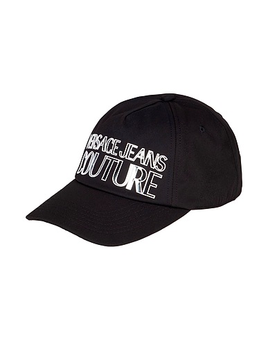 VERSACE JEANS COUTURE Hat Black 100% Polyester