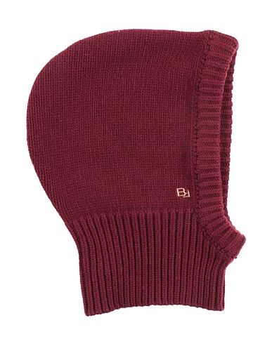 BY FAR Hat Burgundy 90% Wool, 10% Cashmere