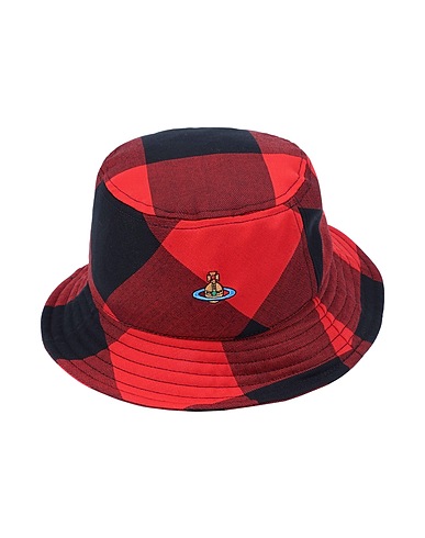 VIVIENNE WESTWOOD Hat BUCKET HAT
 Red 100% Wool