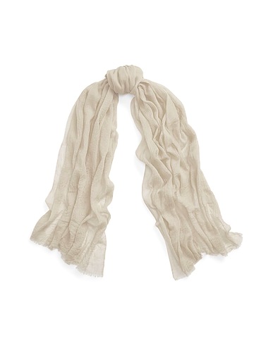 POLO RALPH LAUREN Sciarpe e foulard Avorio 100% Lana