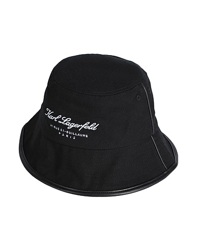 KARL LAGERFELD Mützen & Hüte HOTEL KARL CANVAS BUCKET
 Schwarz 100% Baumwolle