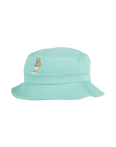 POLO RALPH LAUREN Hat Light green 100% Cotton