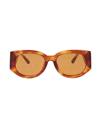 LINDA FARROW x RABANNE Sunglasses Brown Plastic