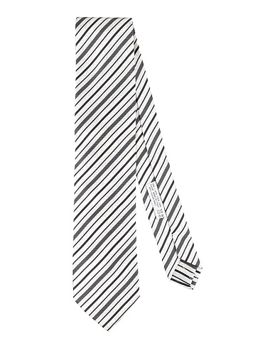 GERLIN Ties and bow ties White 100% Silk