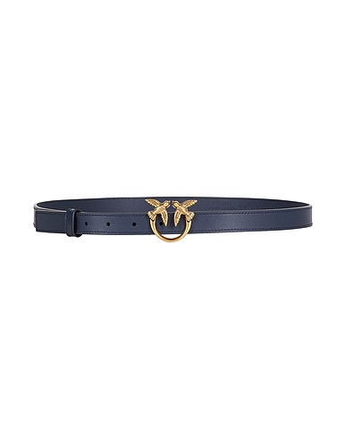 PINKO Thin belt Midnight blue Leather