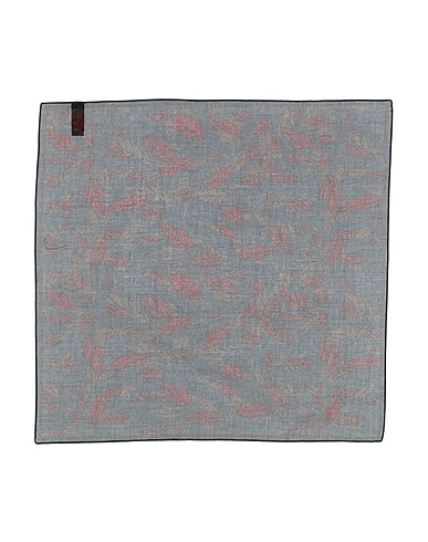 ZEGNA Scarves and foulards COUTURE Midnight blue 100% Cotton