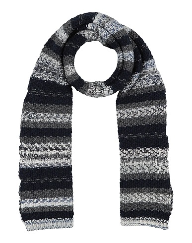 ALTEA Scarves and foulards Navy 45% Acrylic, 40% Virgin Wool, 10% Cotton, 5% Alpaca wool