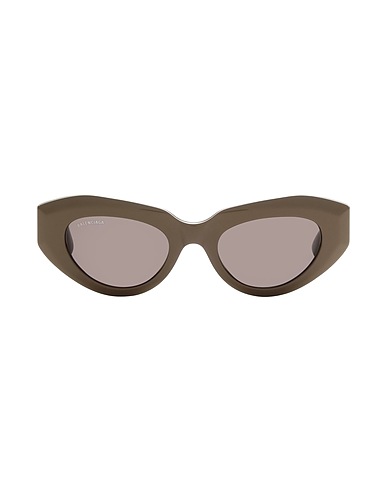 BALENCIAGA Sunglasses Taupe Plastic