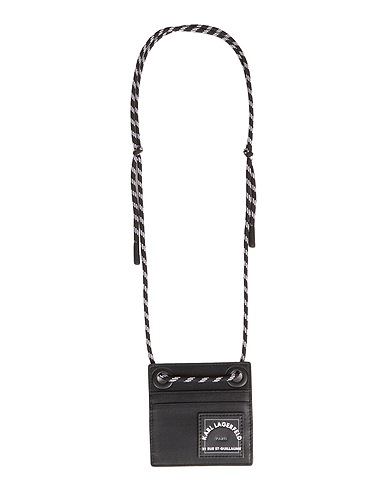 KARL LAGERFELD Small Leather Goods Black 100% Cow leather