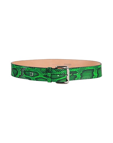 DSQUARED2 Belts Green Leather