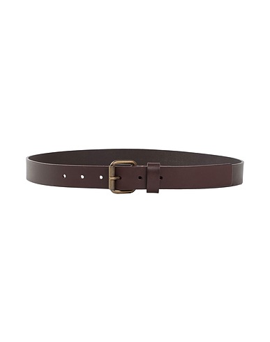 MISSONI Leather belt Dark brown 100% Calfskin