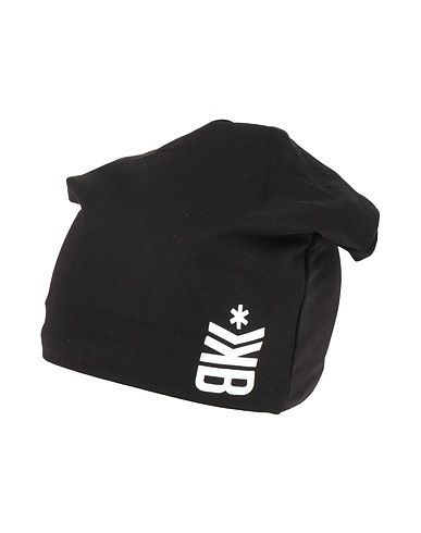 BIKKEMBERGS Mützen & Hüte Schwarz 95% Baumwolle, 5% Elastan