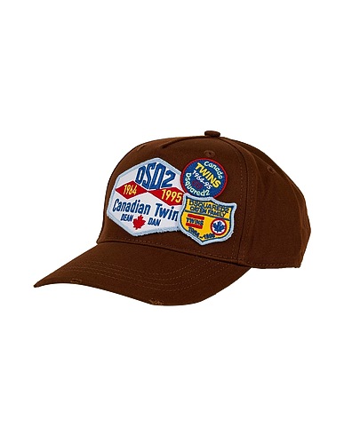 DSQUARED2 Cappello Marrone 100% Cotone