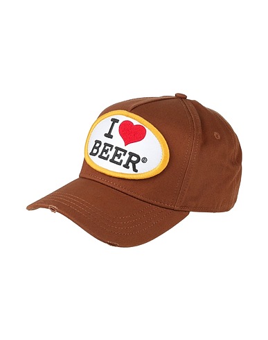 DSQUARED2 Cappello Marrone 100% Cotone