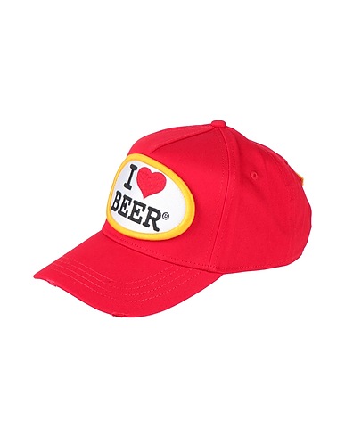 DSQUARED2 Cappello Rosso 100% Cotone